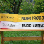 Cinta de peligro con logo